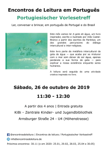 Encontros de Leitura 10/2019